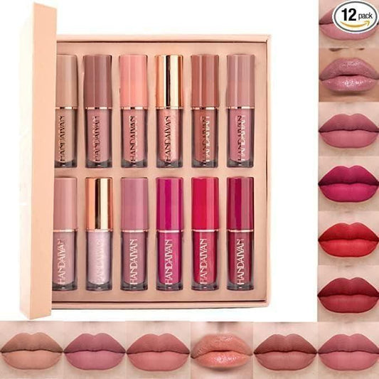 Velvet Matte Liquid Lipstick Set πβ¨ β 12 Shades of Gorgeous!