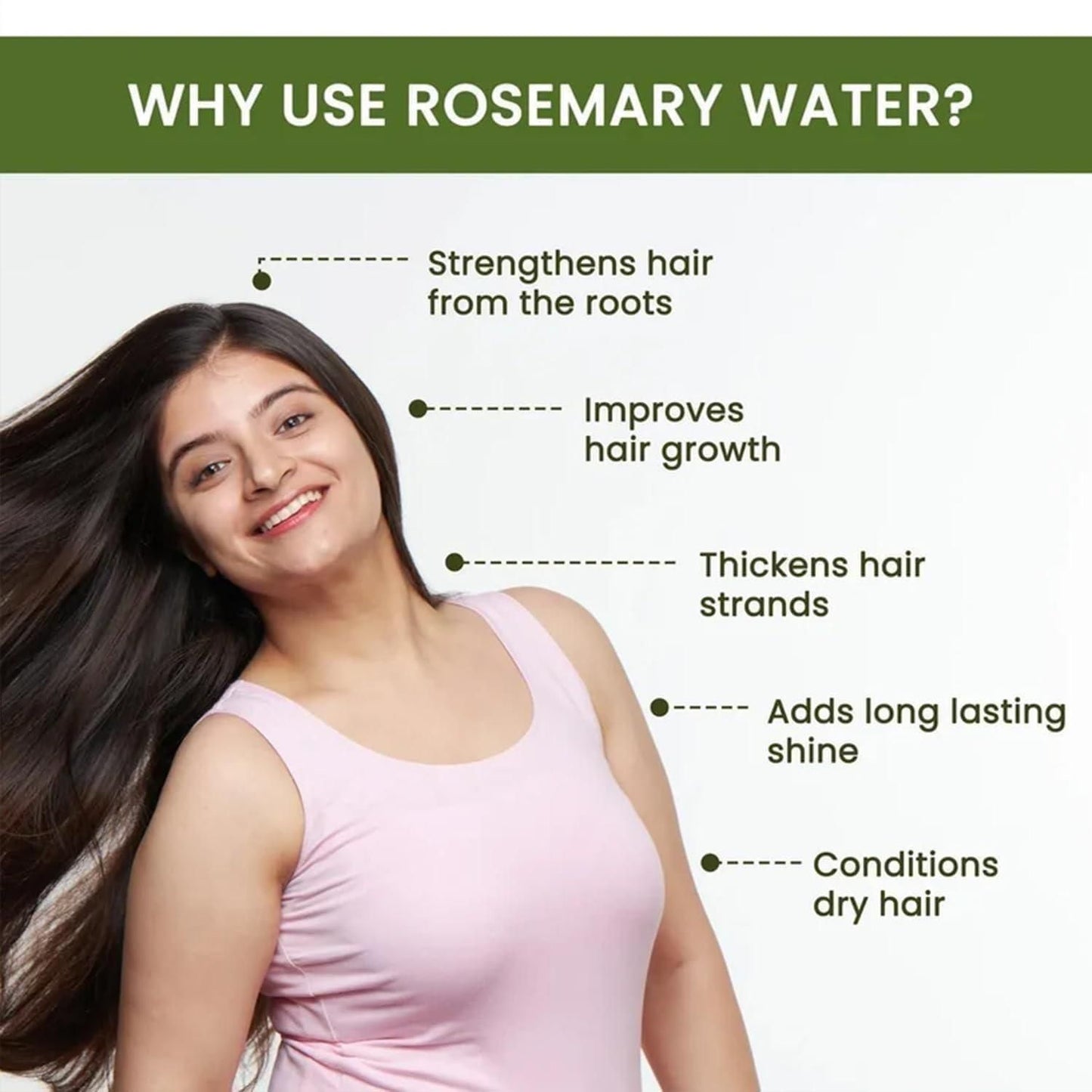 Rosemary Water Hair Spray for Hair Regrowth – Pack of 3 (100 ml each)