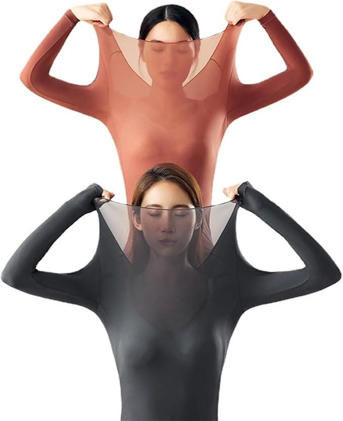 High Elastic Ultra-Thin Base Layer Thermal Inner Topwear Set of 2