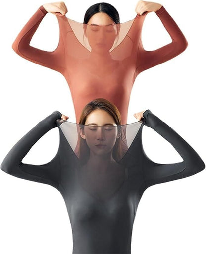 High Elastic Ultra-Thin Base Layer Thermal Inner Topwear Set of 2
