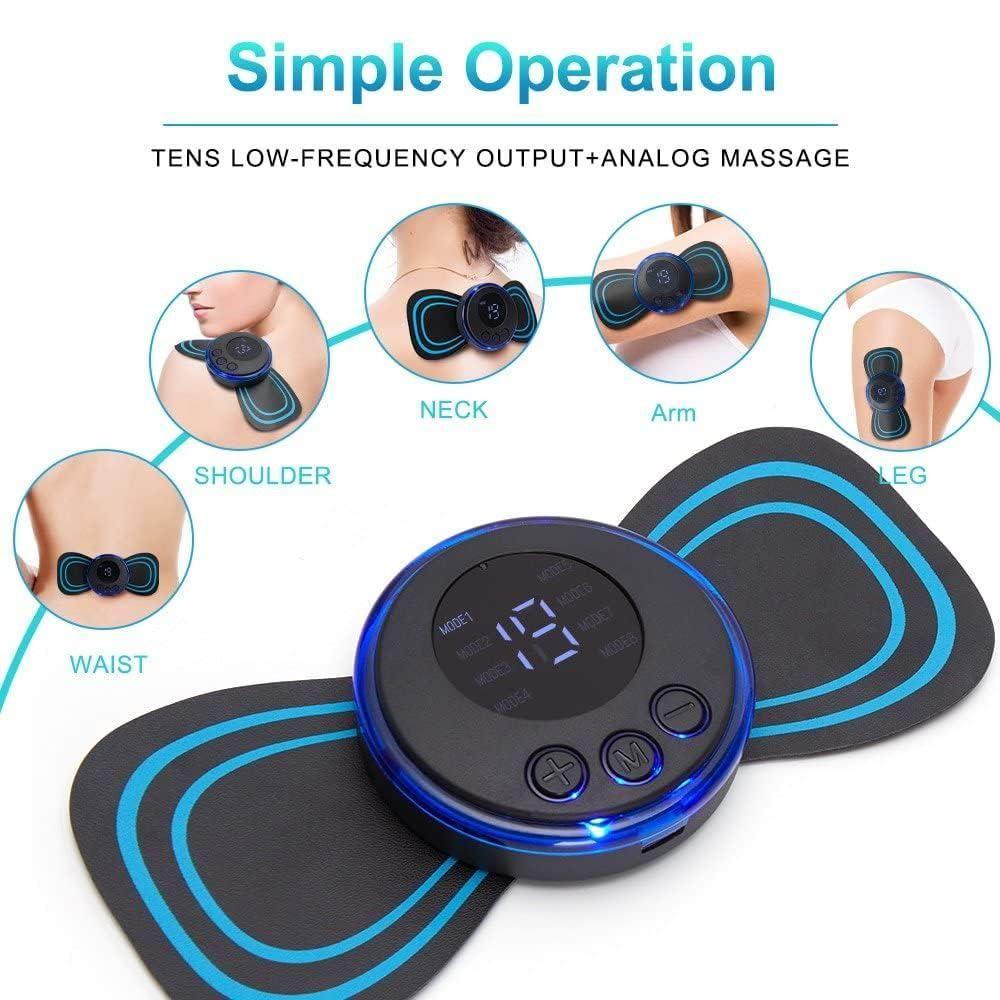Reusable EMS Bioelectric Acupoints Massager Pad ⚡💆‍♀️– Targeted Relief Anytime, Anywhere!