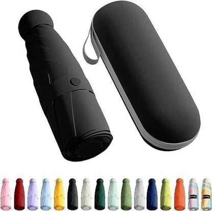 Mini Capsule Umbrella ☔🌞– Compact, Stylish & All-Weather Ready!